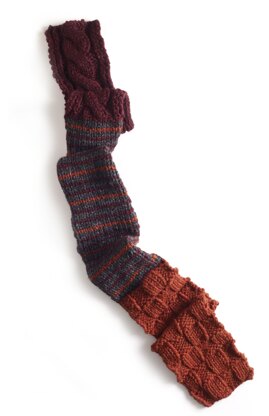 Seasons Of Change Scarf in Lion Brand Wool-Ease Thick & Quick - 90051AD