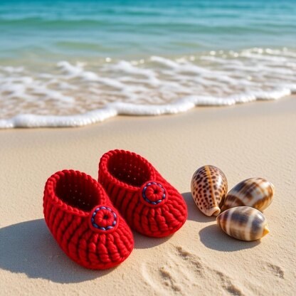 Baby Shoes Crochet Pattern PDF – Newborn Booties 0–3 Months + Video Tutorial