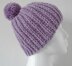 Chunky Rib Pom Pom Hat