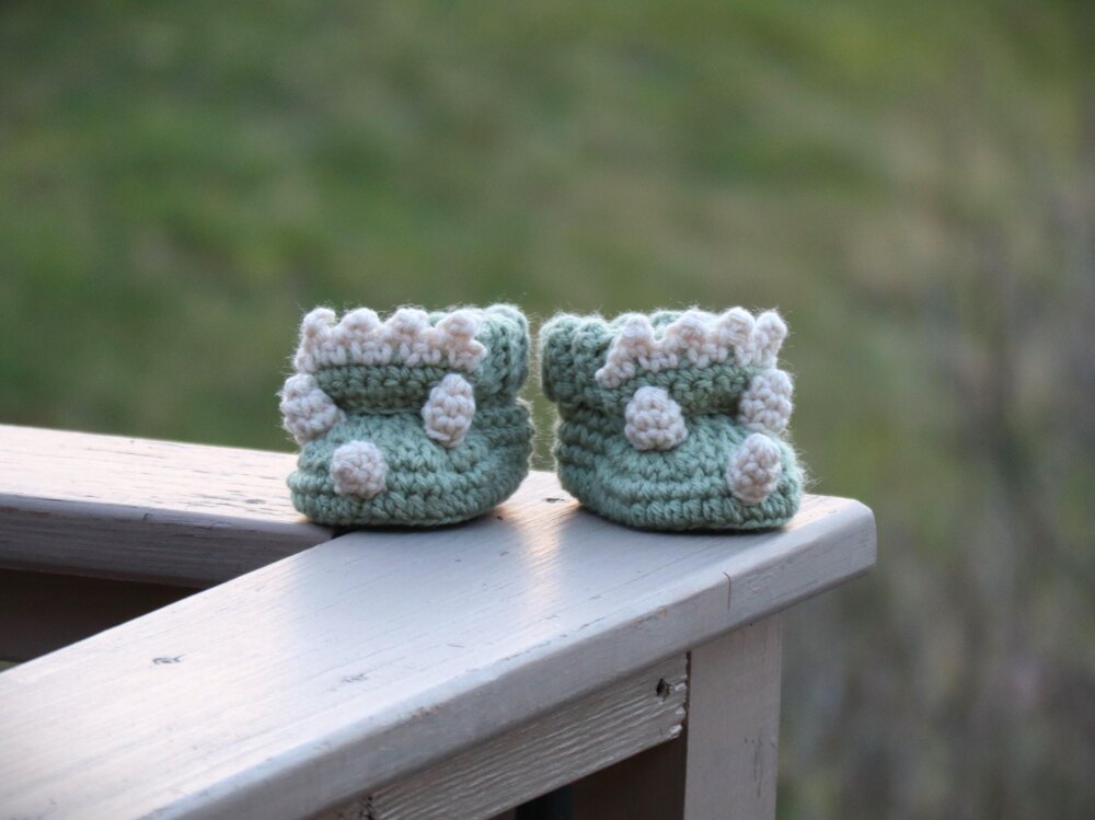 Dino Baby Booties Slippers Crochet pattern by HookingCuteCreations LoveCrafts