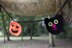 Black Cat & Pumpkin Crochet Bunting, Halloween Garland