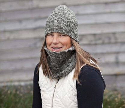 Interlock Hat and Cowl Set