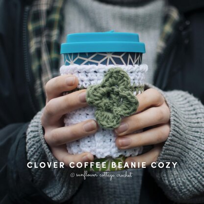 Clover Coffee Beanie Cozy