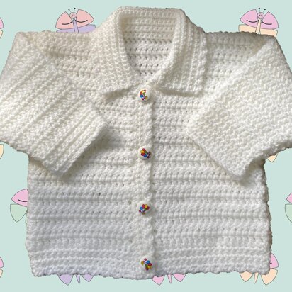 Easy Baby Jacket with Collar