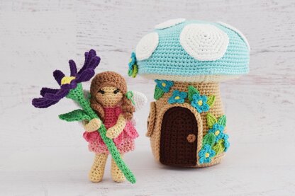 Petunia the Garden Fairy & Her Mushroom House