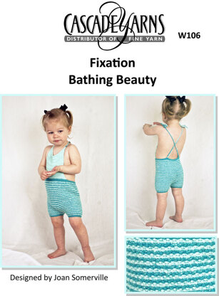 Baby Bathing Beauty in Cascade Fixation - W106 - Free PDF