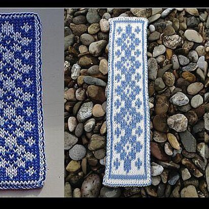 Bookmark Delfter Blue/Lesezeichen Delfter Blau