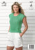 Ladies' Top and Cardigan in King Cole Smooth DK - 3527