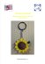 Sunflower Keychain