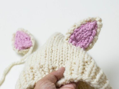 Bunny Ears Pixie Bonnet Hat Baby Children