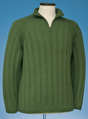 Top-Down Half-Zip Pullover