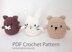 Bear, Cat and Bunny Rabbit Crochet Pattern