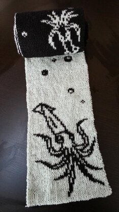 Calamari Squid Scarf