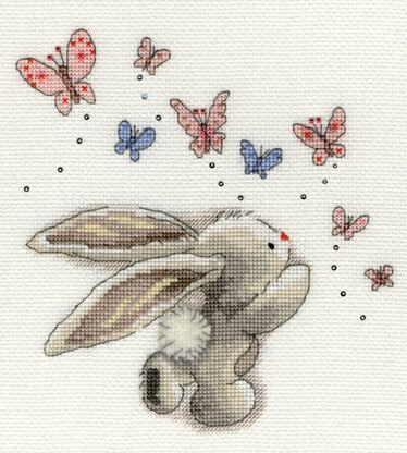 Bothy Threads Butterflies - Bebunni Cross Stitch Kit - 18cm x 20cm