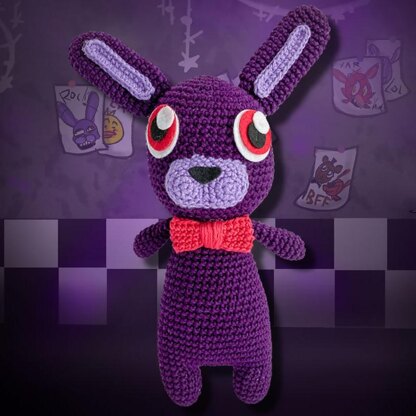 FNAF Bonnie the Bunny Crochet pattern by Codi Hudnall