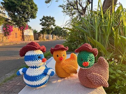 Cute Duck Crochet  No Sew