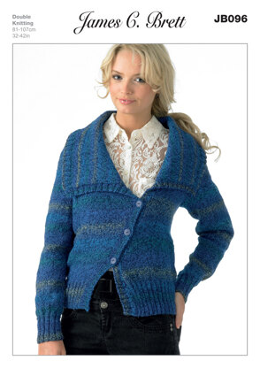 Jacket in James C. Brett Marble DK - JB096