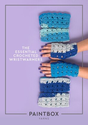 "The Essential Crocheted Wristwarmers" - Free Accessory Crochet Pattern in Paintbox Yarns Chunky Pots