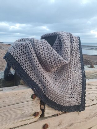 Shell Foraging Shawl