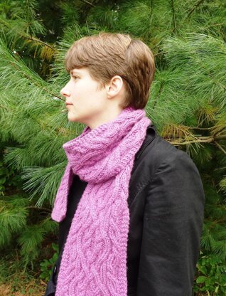 Intertwining Cables Scarf