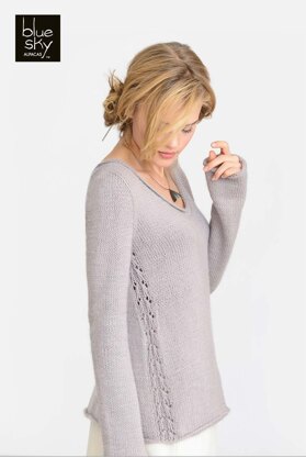 Norwood Pullover in Blue Sky Fibers - 20154 - Downloadable PDF