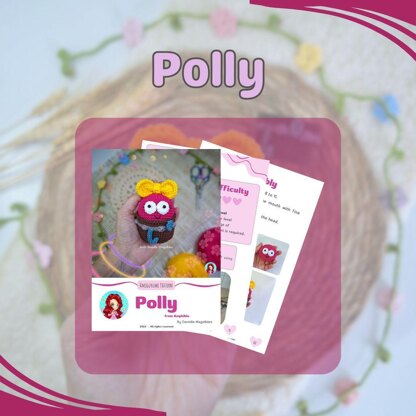 Polly from Amphibia amigurumi crochet pattern