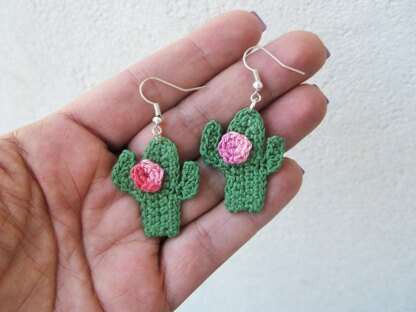 Cactus earrings