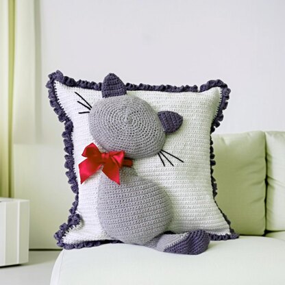 3D effect Cat Pillowcase