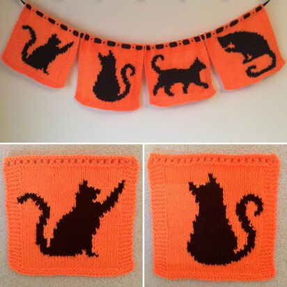 Cat Silhouette Bunting