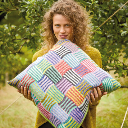 Rowan 01 Jaunty Weave Cushion PDF