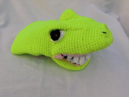 Rexy, the Tyrannosaurus rex, hand puppet