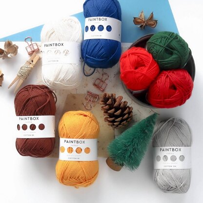 Paintbox Yarns Paintbox Yarns Cotton DK 10 ball Colorpack - Amigurumi  Advent 2020