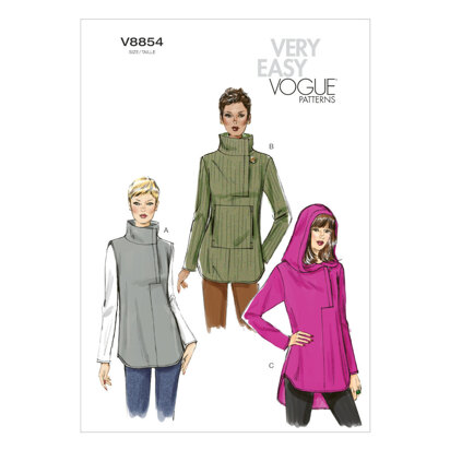 Vogue Misses' Tunic V8854 - Sewing Pattern