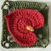 Anthurium Flower Granny Square