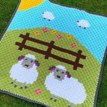 Lambsy c2c Blanket