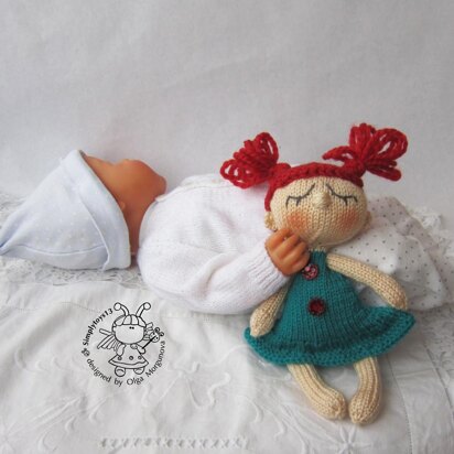 Toy for sleep. Doll for small babies
