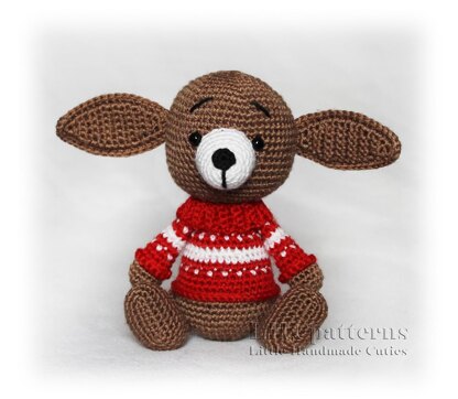 Christmas Puppies Dogs Crochet Pattern
