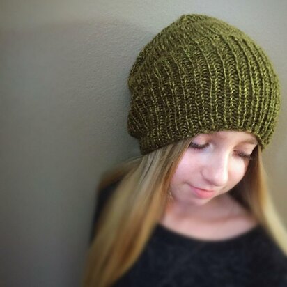 Perfect slouch Hat - knitting pattern