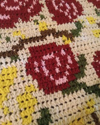 Hearts & Flowers Baby Blanket