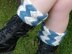 Garter Rib Boot Toppers, with optional beaded picot edge