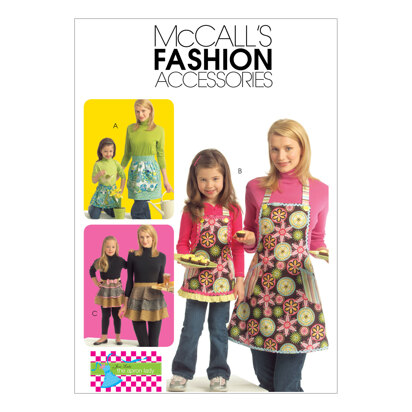 McCall's Misses'/Chldren's/Girls' Aprons M5720 - Paper Pattern Size All Sizes In One Envelope