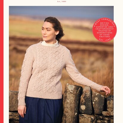 Cable jumper in Sirdar Haworth Tweed - 10146 - Downloadable PDF