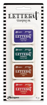 Ranger Letter It Stamping Ink Set - #4