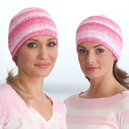 Crochet Chemo Cap in Bernat Handicrafter Cotton Solids - Downloadable PDF