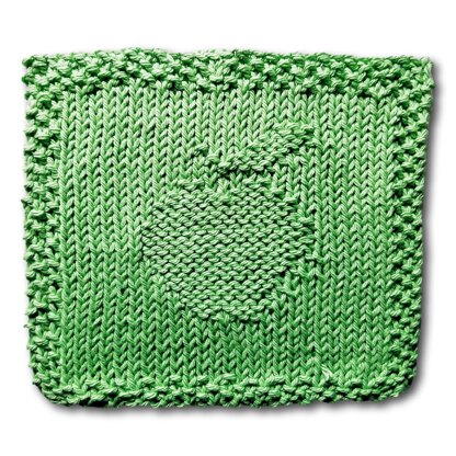 September: Apple Washcloth