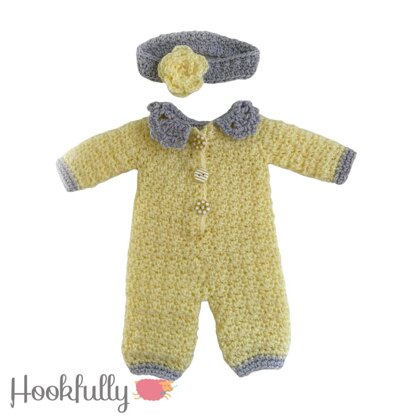 Sweet lemon baby dolls onesie