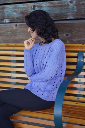 Noble Tee in Cascade Yarns Noble Cotton - DK623 - Free PDF