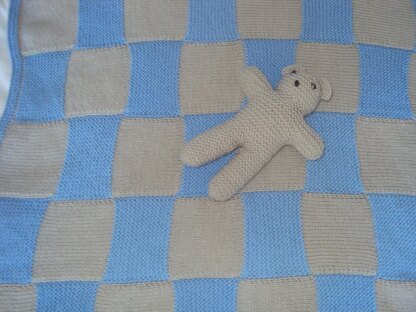 Buggy  Blanket and Teddy Cot Toy