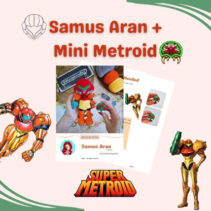 Samus Aran - Mini Metroid Amigurumi Pattern