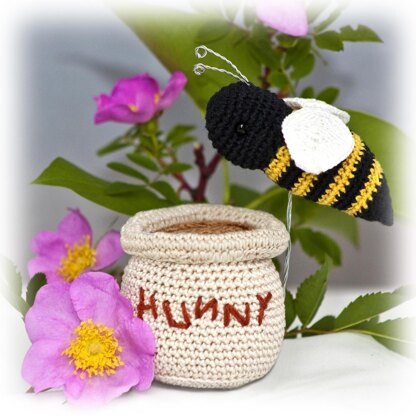 Bumblebee and Honey Jar